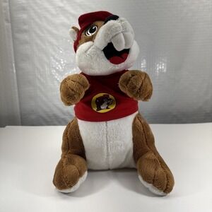 Buc-ees Beaver Plush 10" Bucky Wearing Red Shirt Stuffed Toy Jaag Stuffed Animal